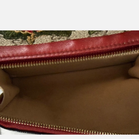 Gucci Backpack Monogram GG Supreme Flower Snake Patches Small Red